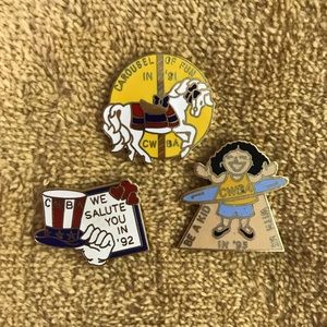 Lot of California Women’s Bowling Association Pins